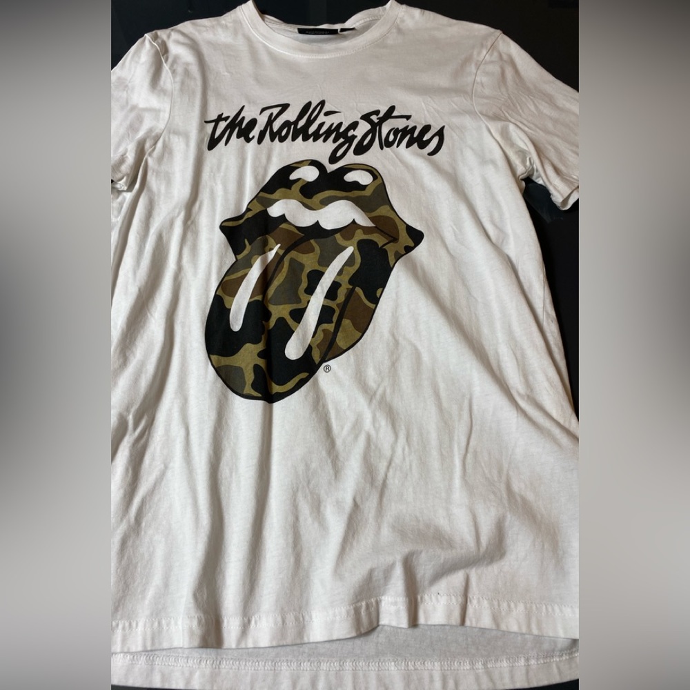 The Rolling Stones T-shirt Large Mens Womens Unisex Camo